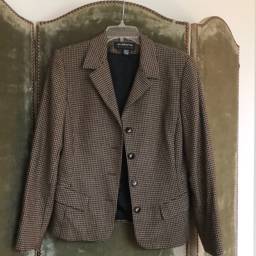Wool Herringbone Jacket - image 1